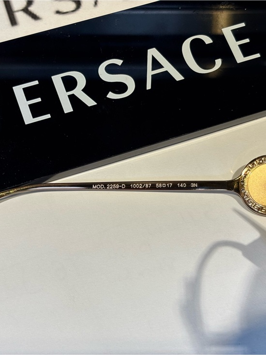 New Versace MOD2259-D 1002/87 Gold Frame Sunglasses with Grey Lenses main image 11